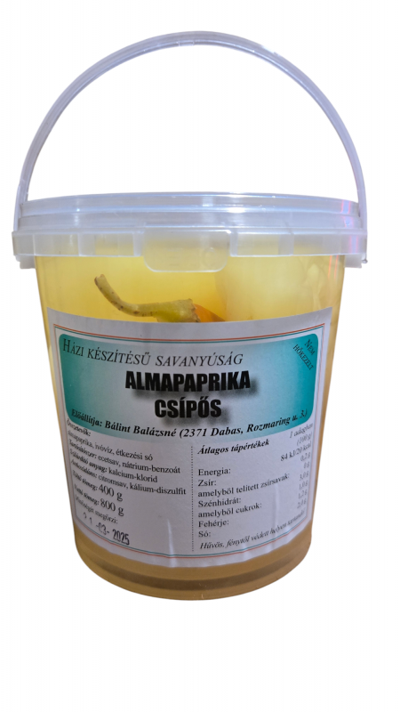 Almapaprika Csípős (400/800g)