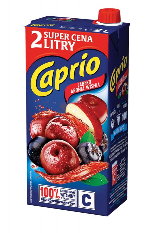 Alma-meggy 100% (2l) gyümölcslé, Caprio