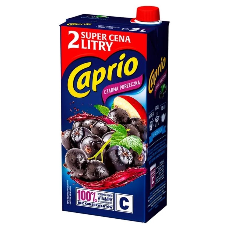 Feketeribizli 100% (2l) gyümölcslé, Caprio