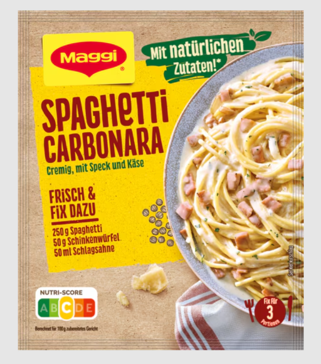 Carbonara spaghetti alappor Maggi (42g)