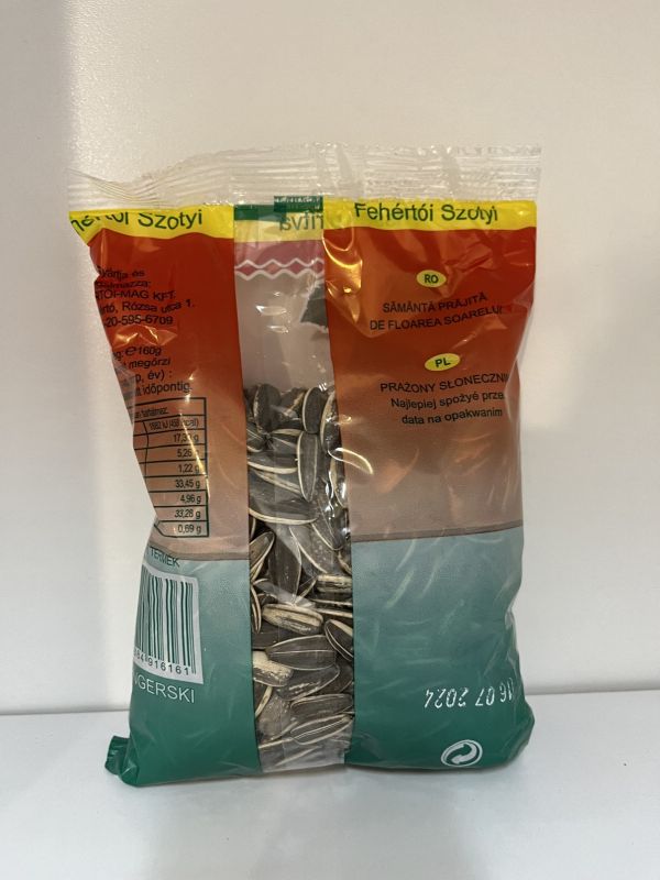 Pirított napraforgómag, sós (160g)