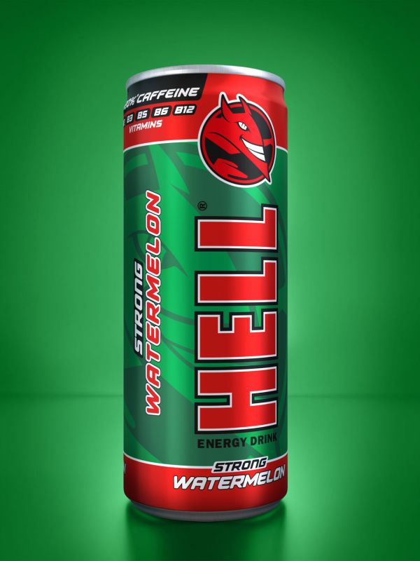 HELL Strong Watermelon  (250ml)