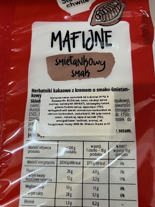 Kakaós keksz (750g)