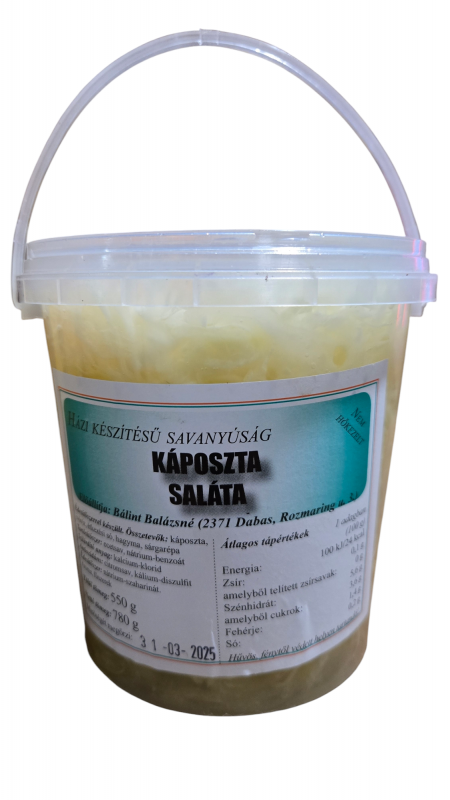 Káposzta saláta (550/780g)