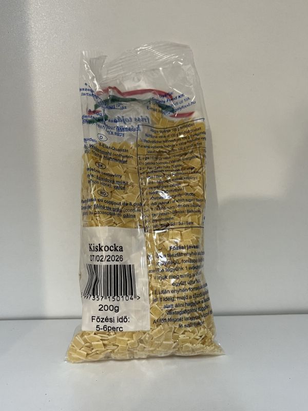 Kiskocka (200g) Gergely tészta