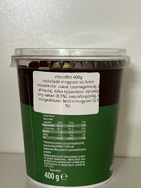 Mogyorókrém (400g), Choco Fini