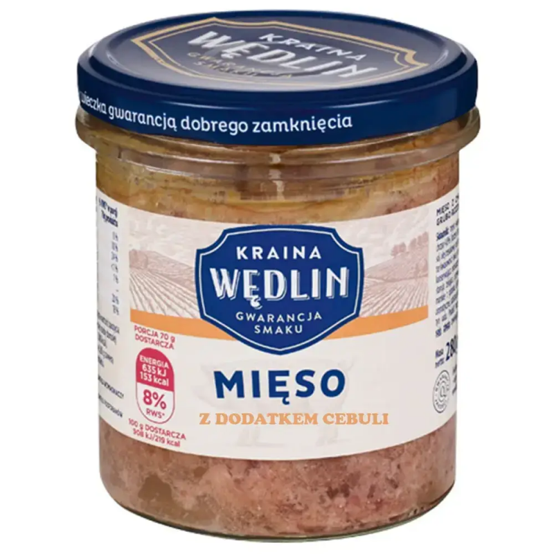 Párolt húskonzerv (280g), Wedlin