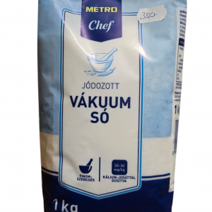 Jódozott vákuumsó (1kg) - 350 Ft
