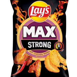 Lays Strong Hot Chicken Wings (csípős csirkeszárny) (55g) - 480 Ft