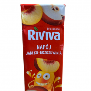 Őszibarack ízű szívószálas gyümölcsital (200ml) - 200 Ft