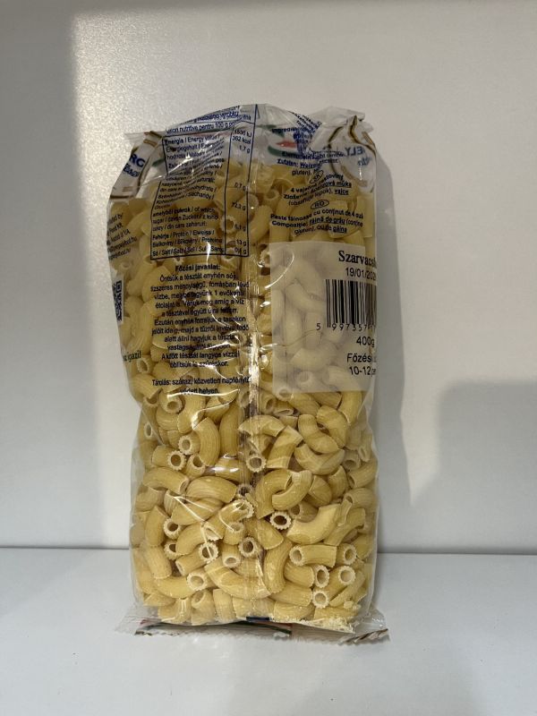 Szarvacska (400g) Gergely tészta