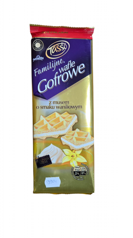 Tasso vaníliás gofri (225g)